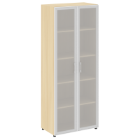 Шкаф высокий широкий (2 высоких фасада стекло в раме) Yalta LT.ST-1.10 R акация лорка